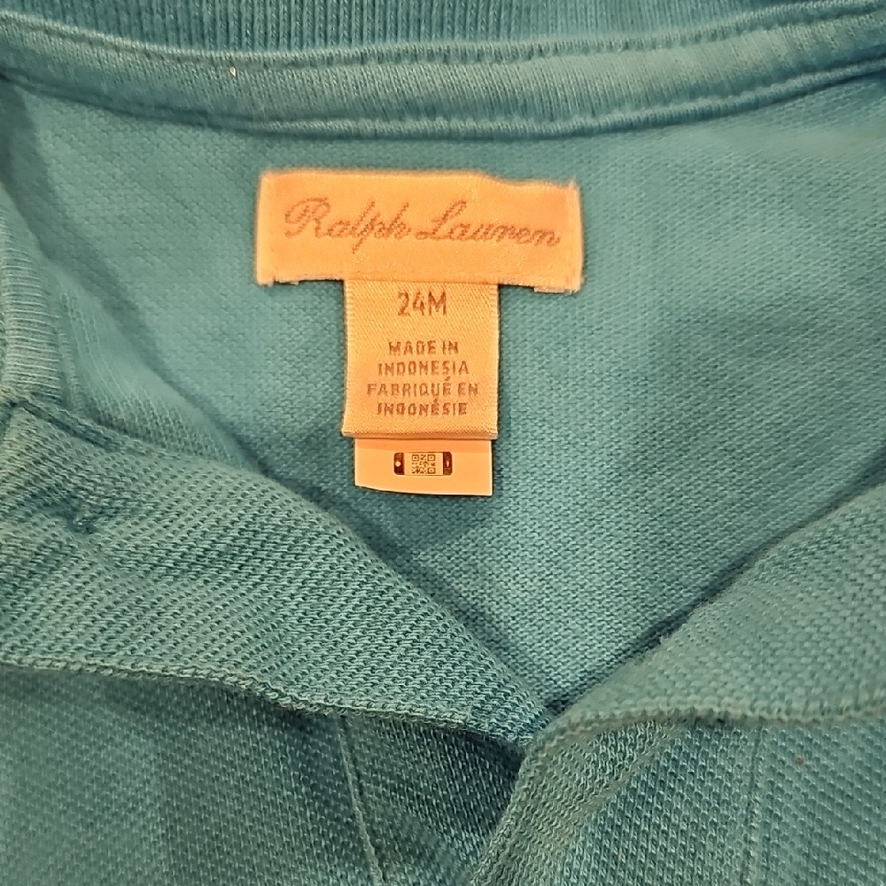 Polo by Ralph Lauren Vibrant Blue Kids Polo Shirt - Picture 4 of 6
